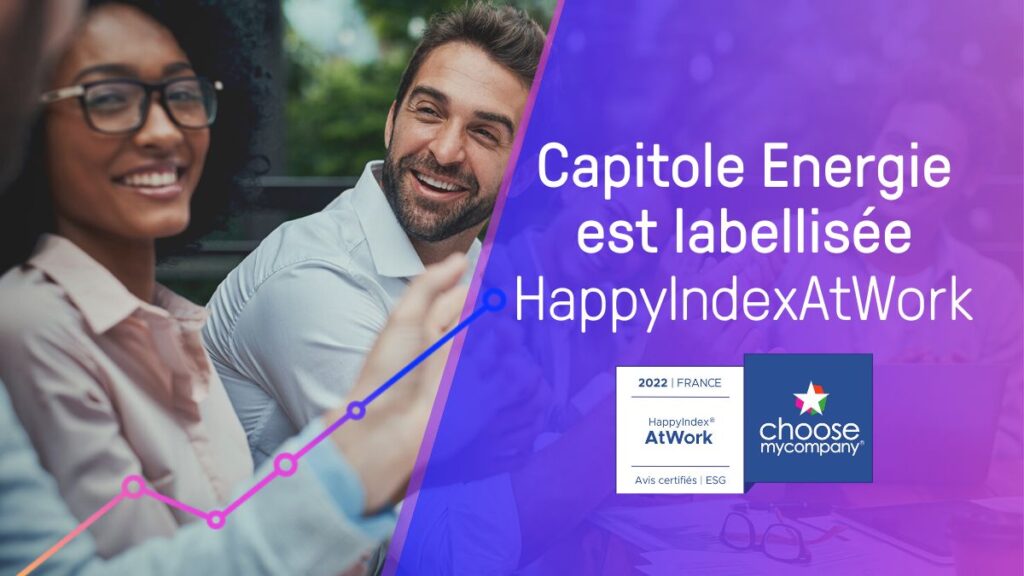 Capitole Energie labellisée HappyIndexAtWork