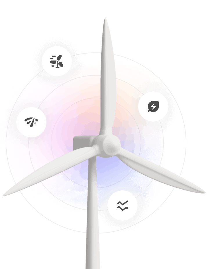 Eolienne produisant de l'énergie verte