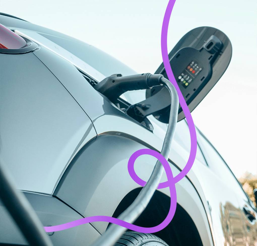 Borne électrique pour voiture
